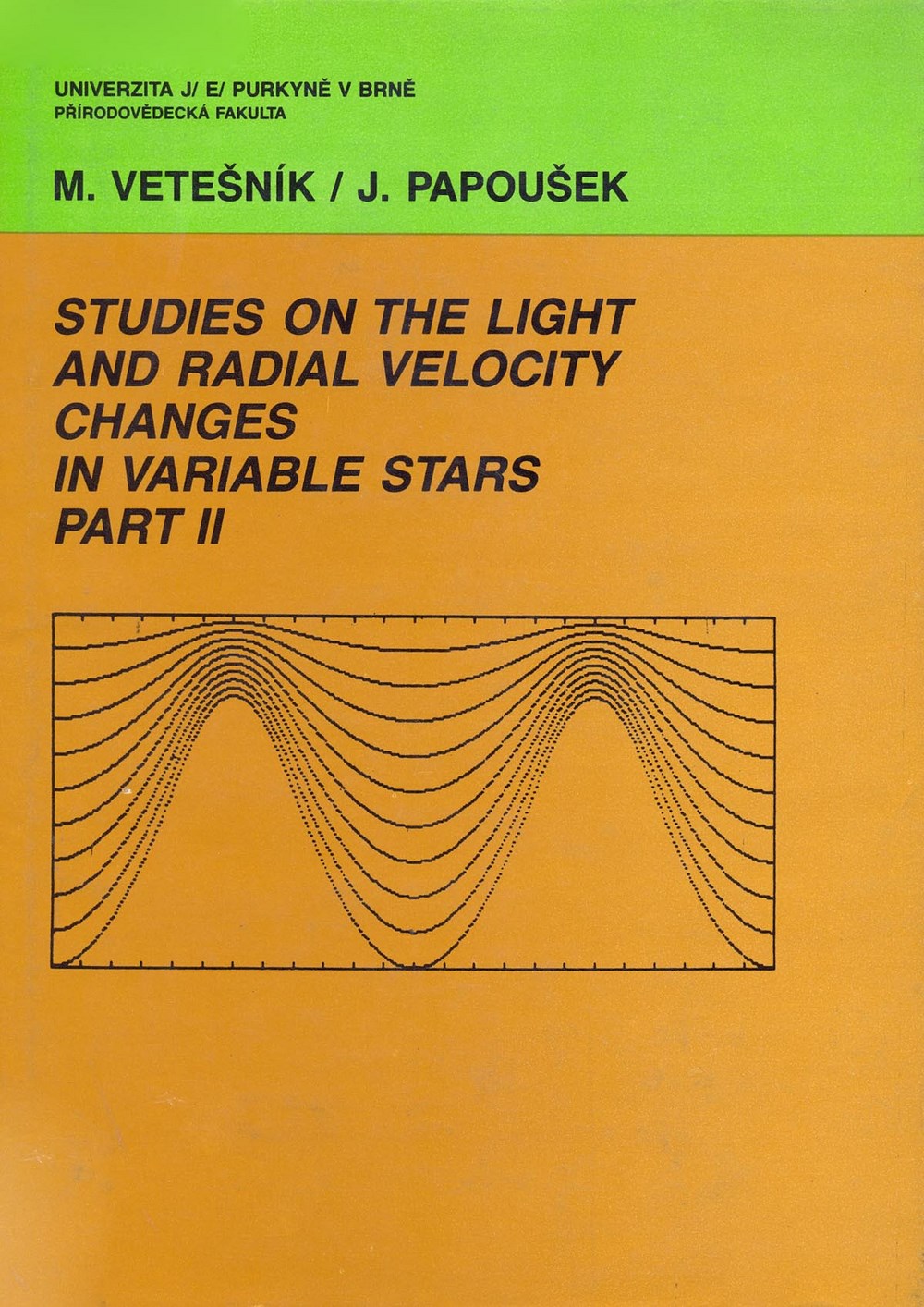 Studies on the light and radial velocity changes in variable stars