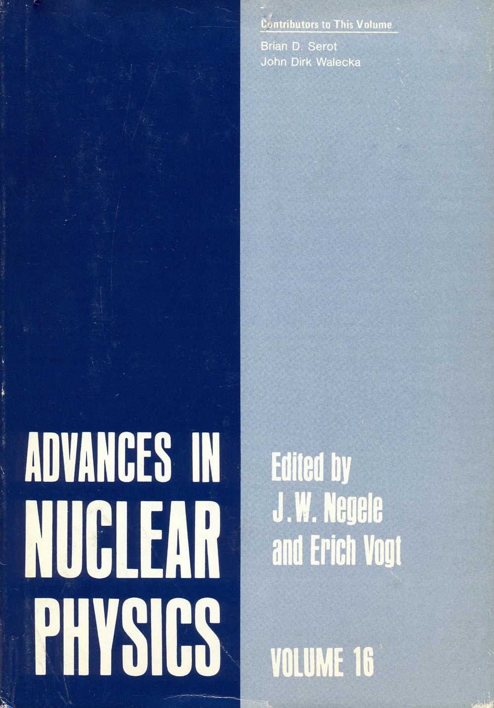 Advances in nuclear physics.