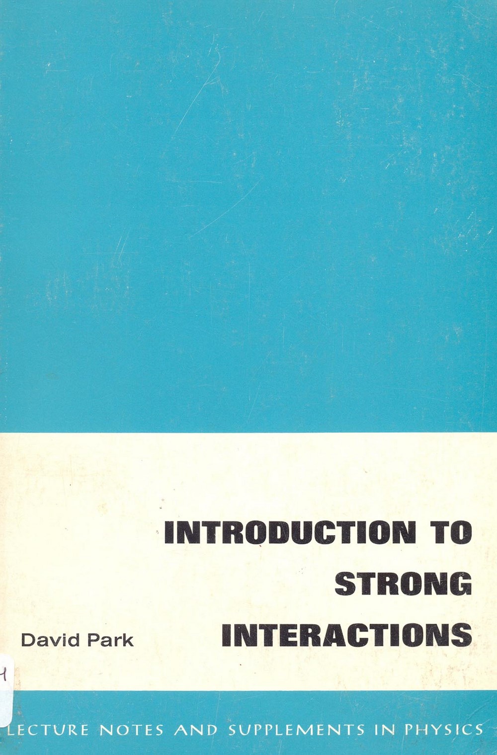 Introduction to strong interactions