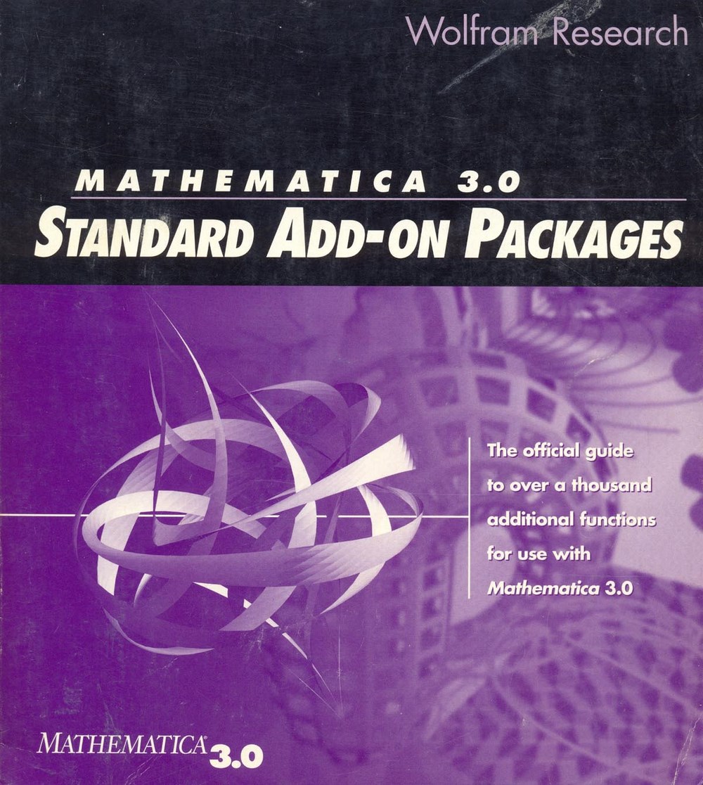 Mathematica 3.0 standard add-on packages