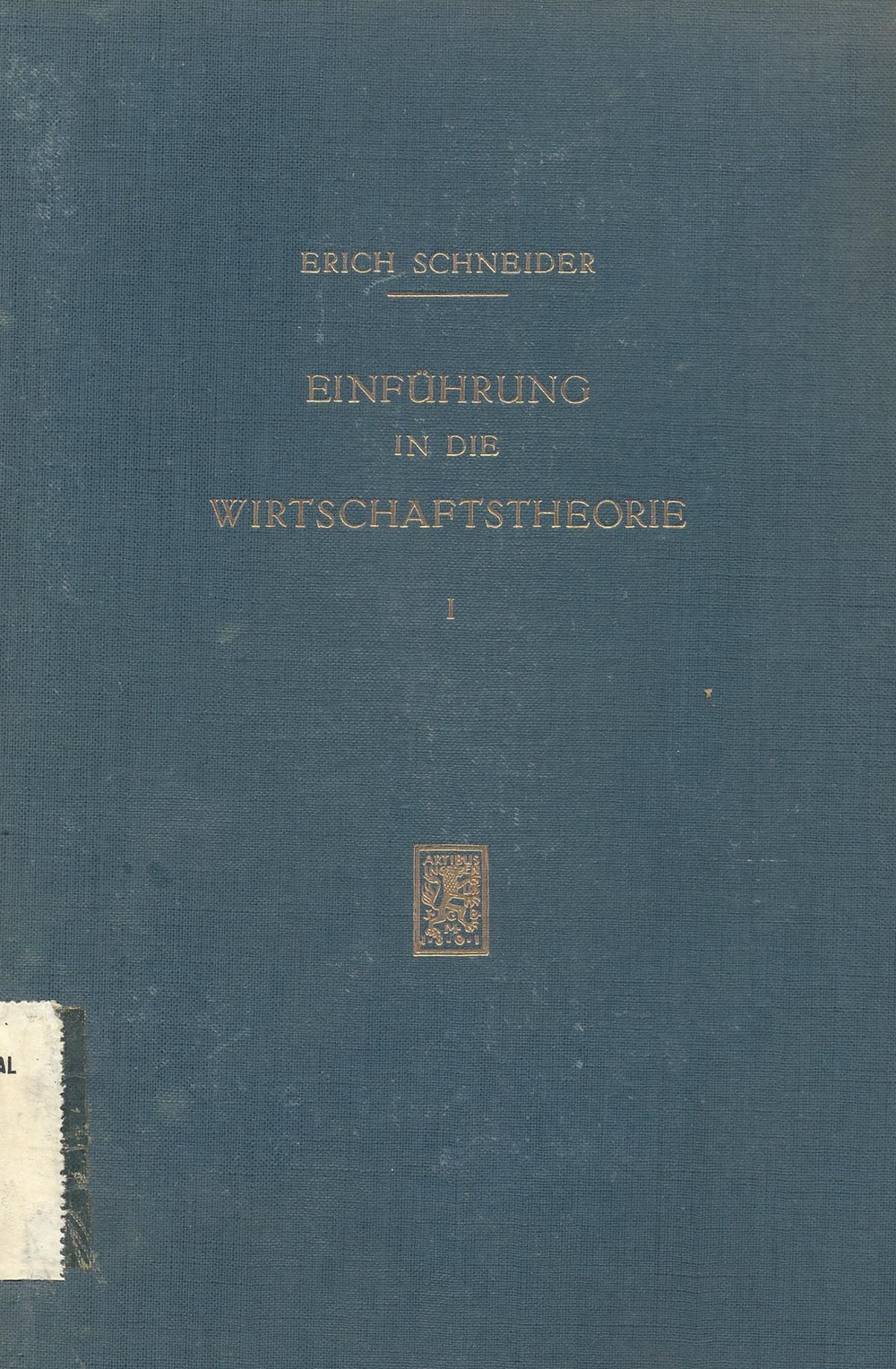 Einführung in die Wirtschaftstheorie v1.