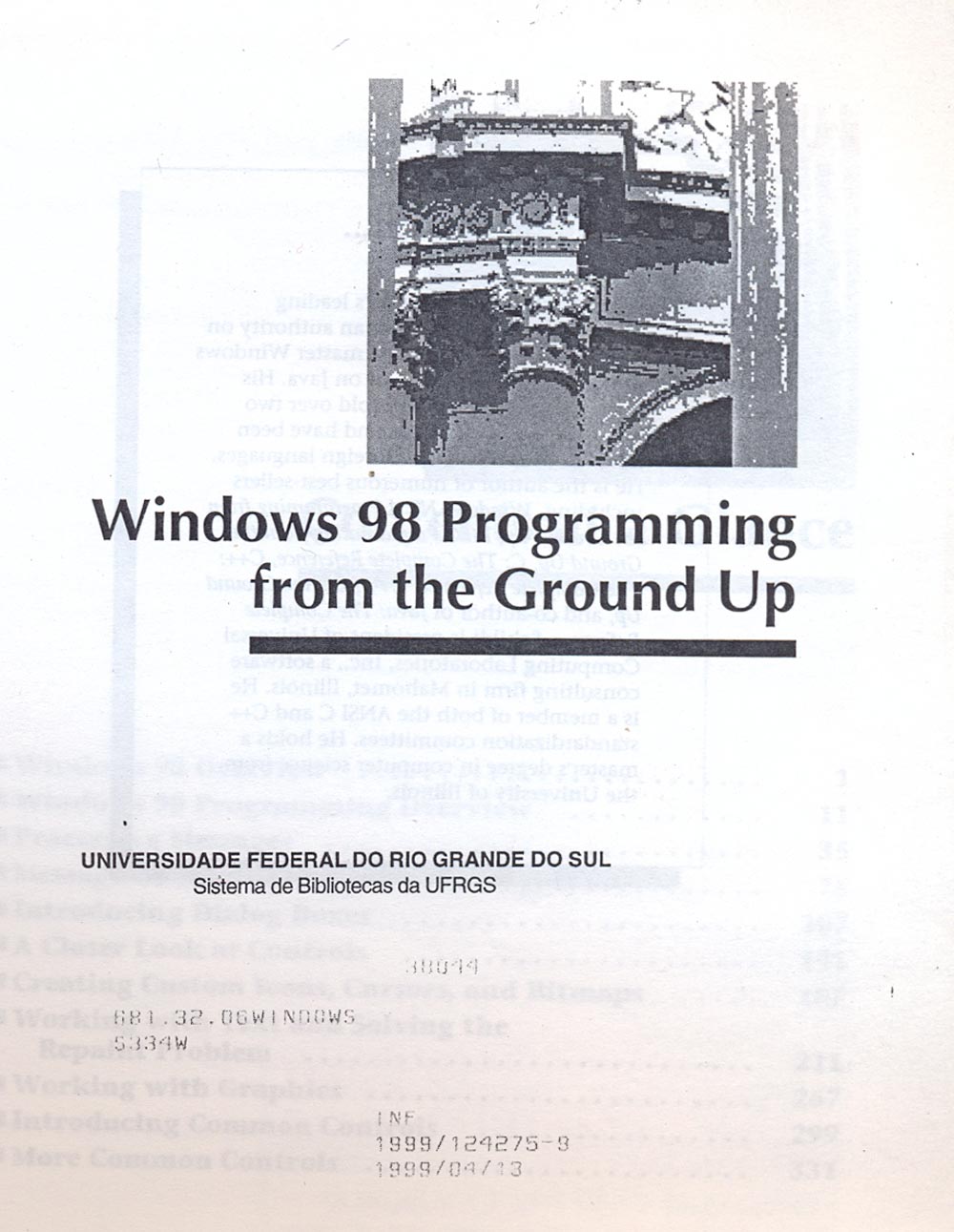 Windows 98 programming from the ground up