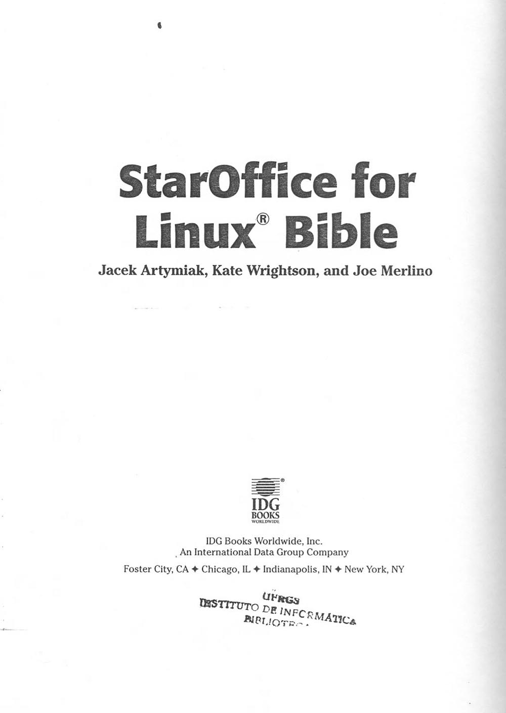 StarOffice for Linux Bible