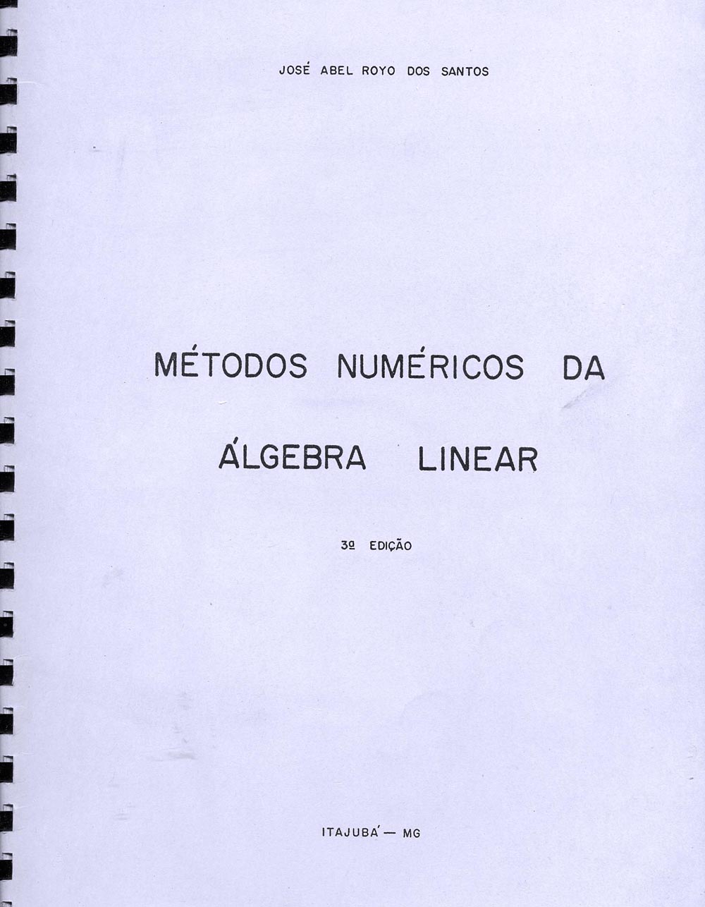 Métodos numéricos da álgebra linear