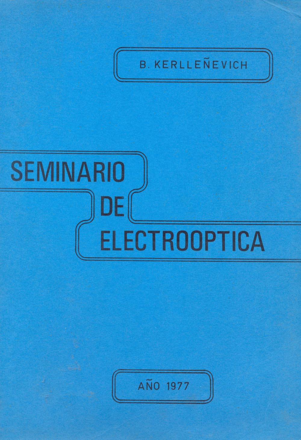 Seminario de electroóptica