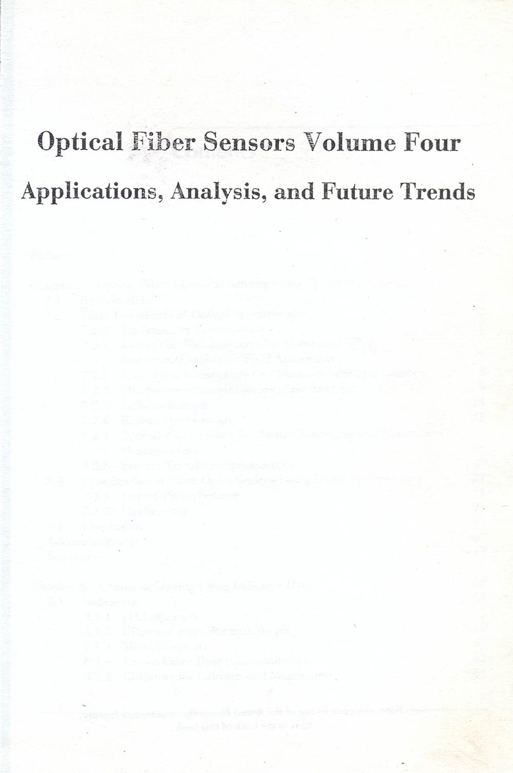 Optical fiber sensors