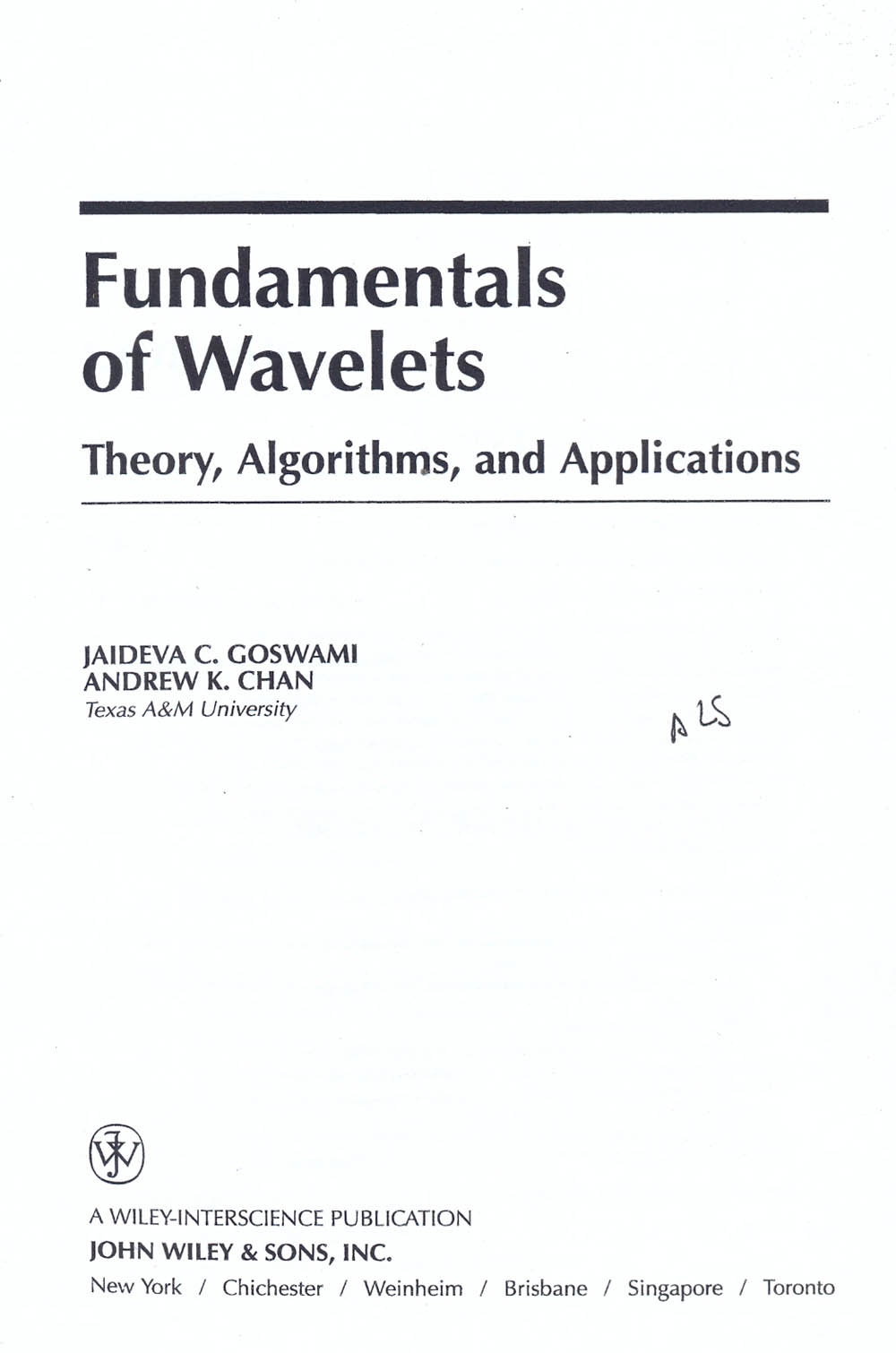 Fundamentals of wavelets