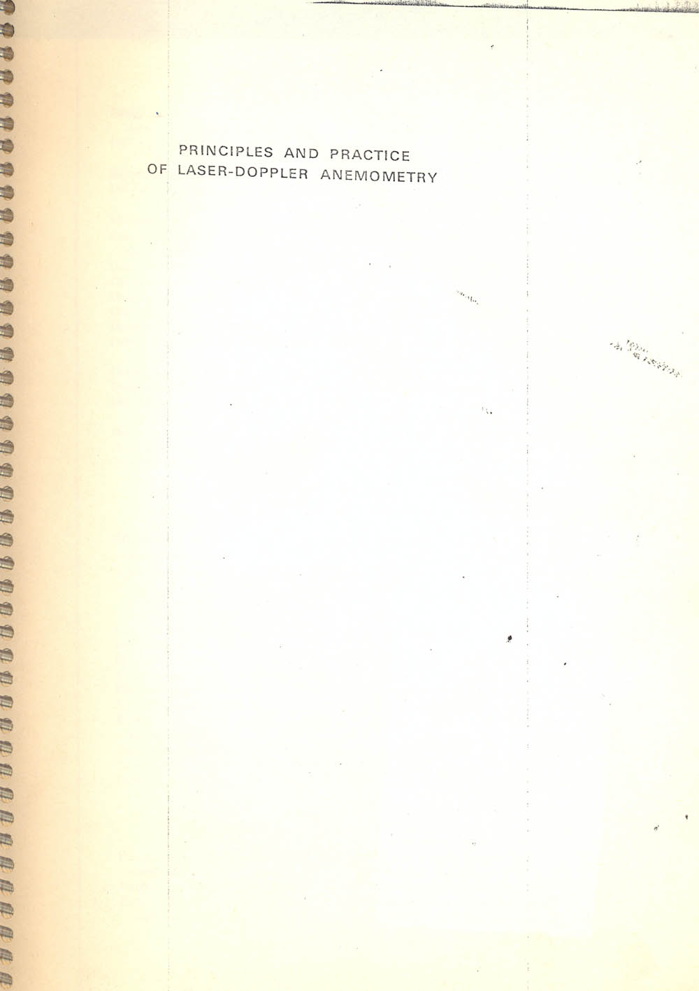 Principles and practice of laser-Doppler anemometry