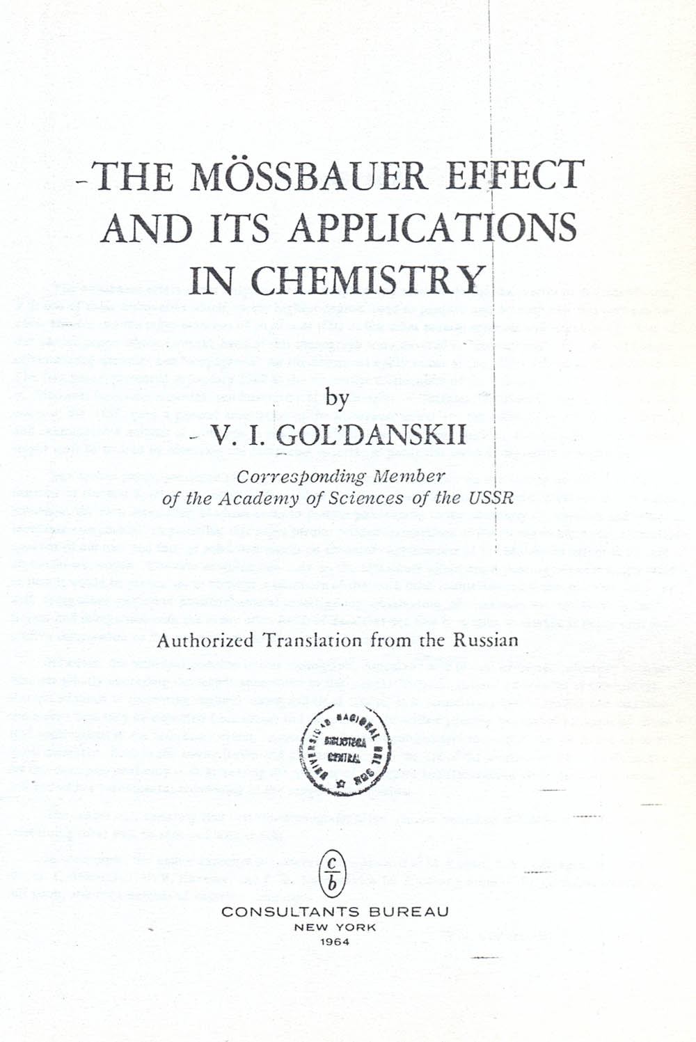 The Mo?ssbauer effect and its applications in chemistry