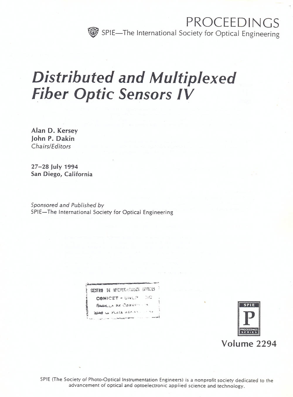Distributed and multiplexed fiber optic sensors IV