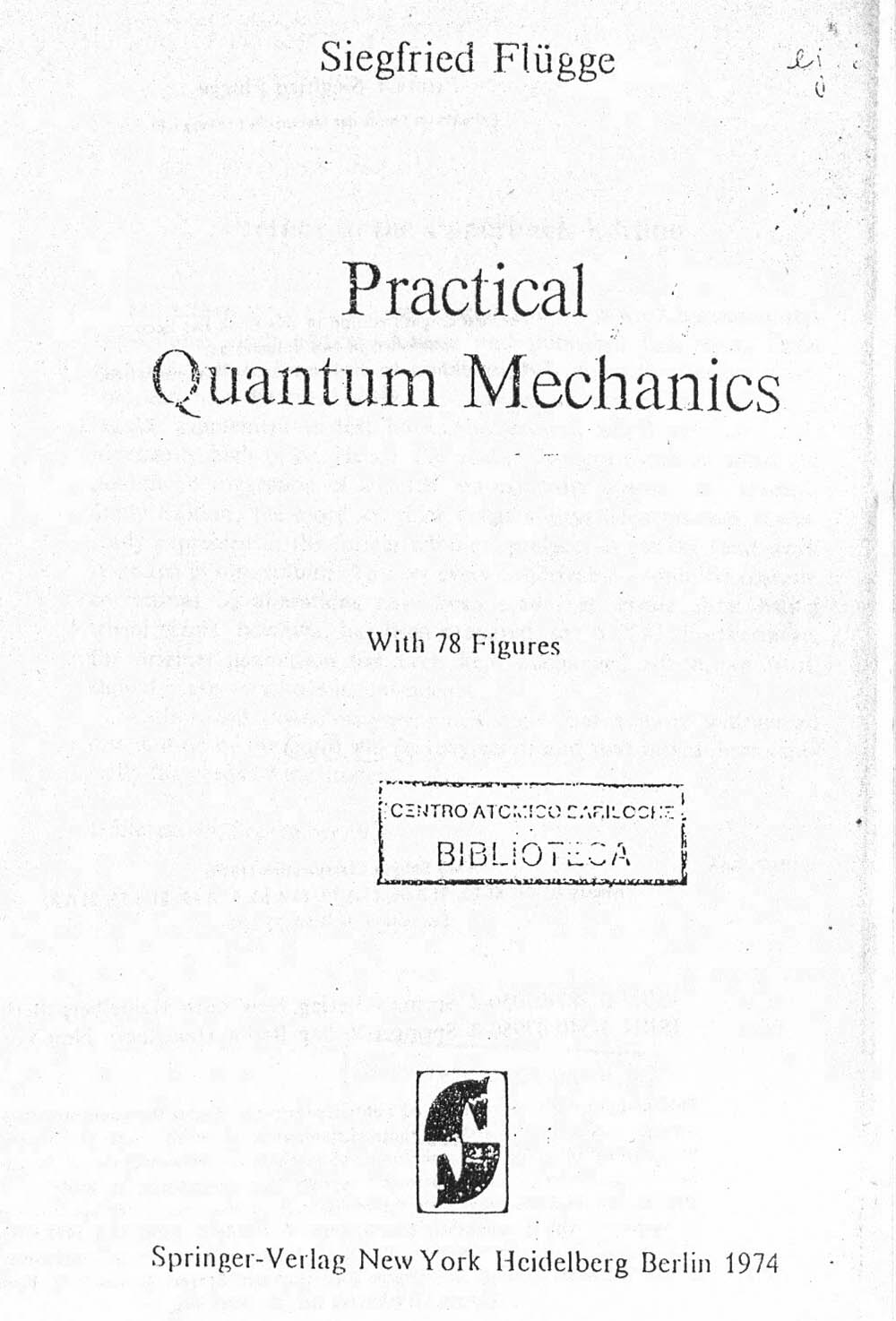 Practical quantum mechanics.