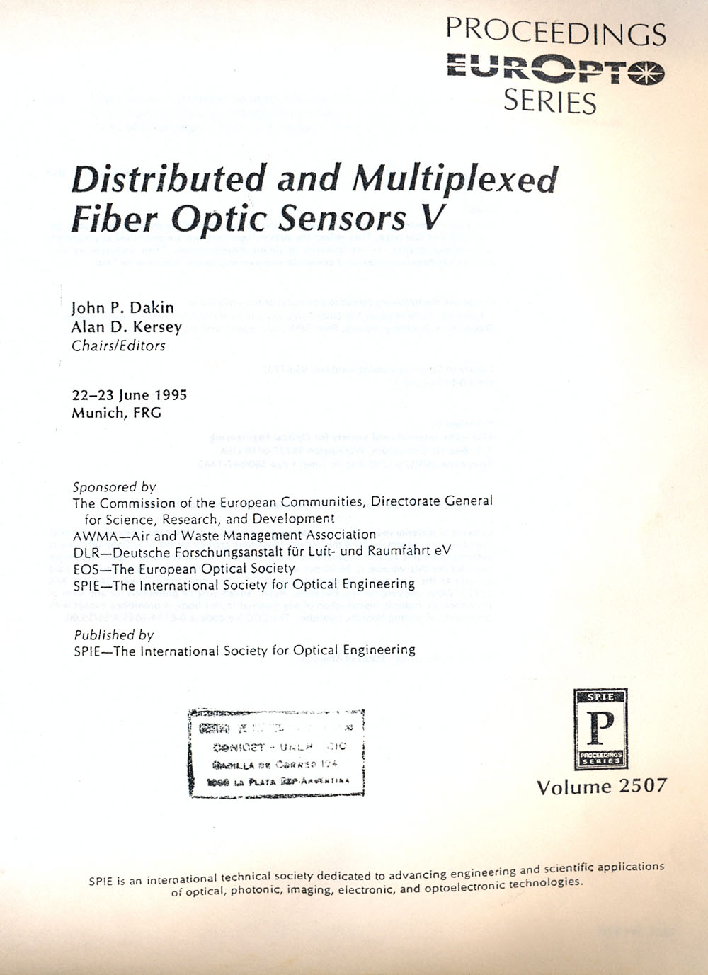 Distributed and multiplexed fiber optic sensors V