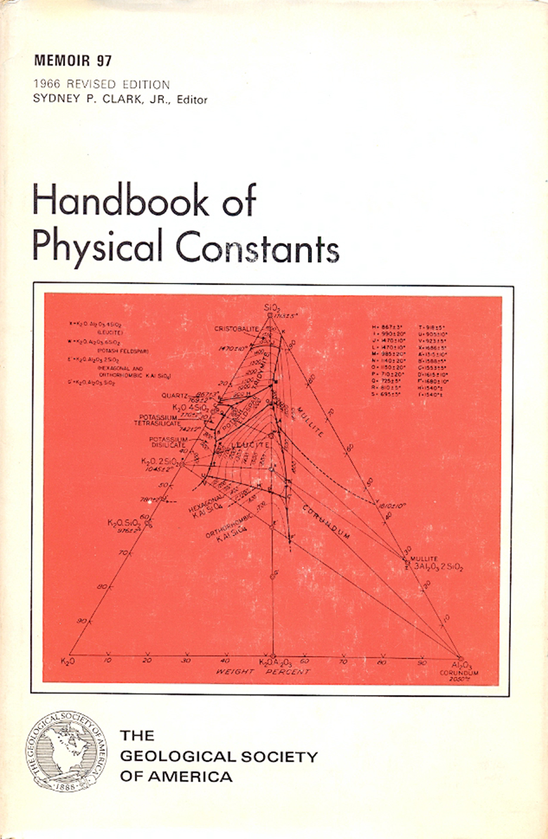 Handbook of physical constants.