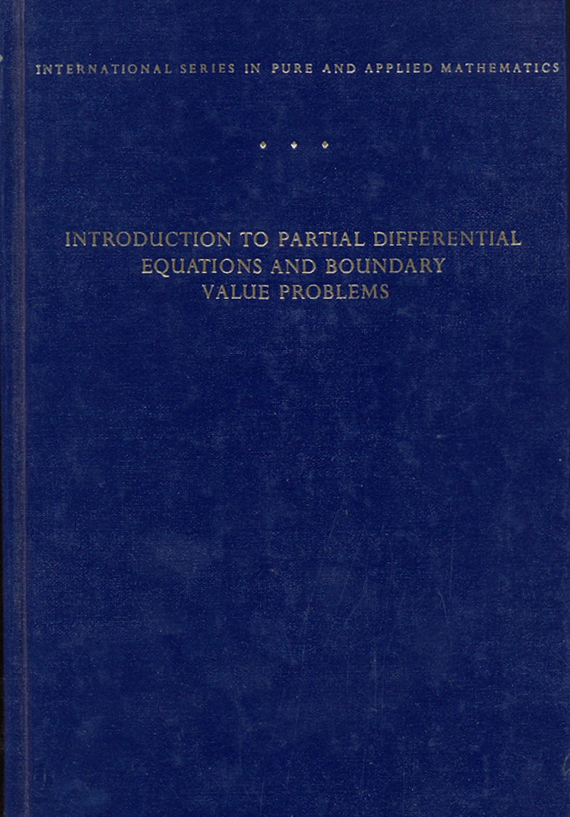 Introduction to partial differential equations and boundary value problems.