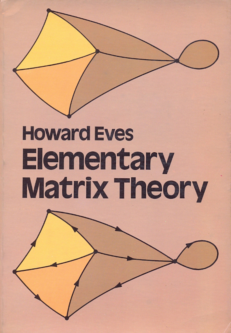 Elementary matrix theory.
