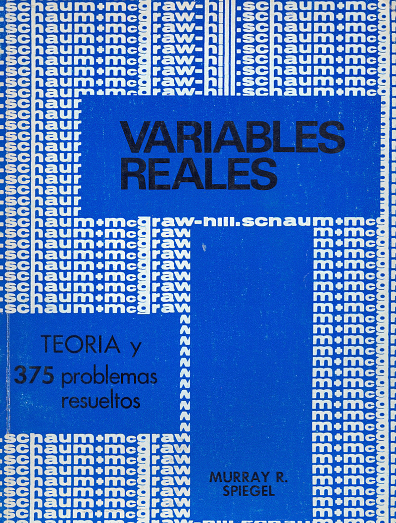 Variables Reales - Serie de compendios SCHAUM